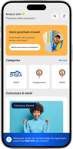 Le Livret des Concours sur mobile